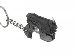 Keychain - DVa Palanquin Blaster - Overwatch - Printable - STL files 3D Print Model