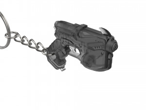 Keychain - DVa Waveracer Blaster - Overwatch - Printable - STL files 3D Print Model