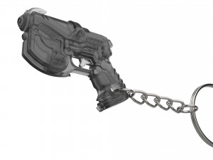 Keychain - DVa Waveracer Blaster - Overwatch - Printable - STL files 3D Print Model