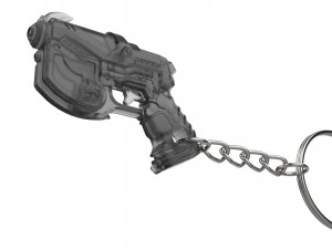 Keychain - DVa Waveracer Blaster - Overwatch - Printable - STL files 3D Print Model