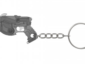 Keychain - DVa Waveracer Blaster - Overwatch - Printable - STL files 3D Print Model