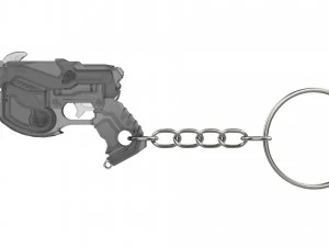Keychain - DVa Waveracer Blaster - Overwatch - Printable - STL files 3D Print Model