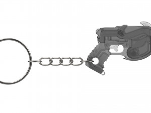 Keychain - DVa Waveracer Blaster - Overwatch - Printable - STL files 3D Print Model