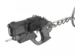 Keychain - Merci Combat Medic Ziegler Blaster - Overwatch - Printable - STL files 3D Print Model