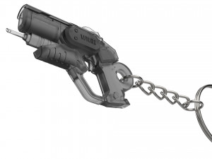 Keychain - Merci Combat Medic Ziegler Blaster - Overwatch - Printable - STL files 3D-printmodel