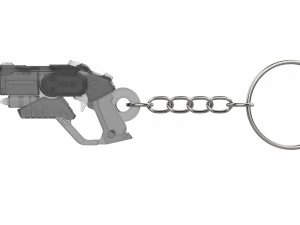 किचेन - मर्सी कॉम्बैट मेडिक ज़िग्लर ब्लास्टर - ओवरवॉच - प्रिंट करने योग्य - एसटीएल फ़ाइलें 3D प्रिंट मॉडल