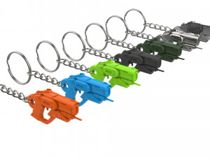 Keychain - Merci Combat Medic Ziegler Blaster - Overwatch - Printable - STL files 3D-printmodel