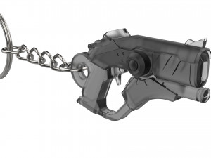 Keychain - Merci Devil Skin Blaster - Overwatch - Printable - STL files 3D-printmodel