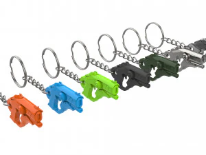 Keychain - Merci Devil Skin Blaster - Overwatch - Printable - STL files 3D Print Model