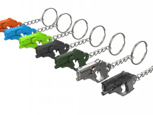 Keychain - Merci Blaster - Overwatch - Printable - STL files 3D Print Model