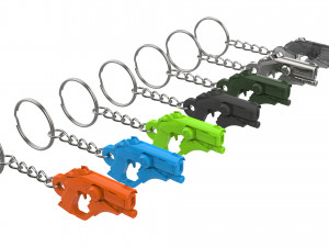 Keychain - Merci Blaster - Overwatch - Printable - STL files 3D 프린트 모델