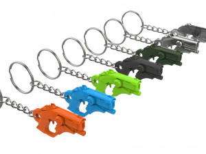 Keychain - Merci Blaster - Overwatch - Printable - STL files 3D Print Model