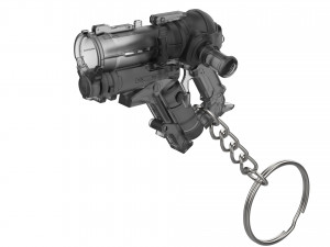 Keychain - Mei Firefighter Blaster - Overwatch - Printable - STL files 3D Print Model