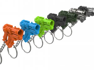 Keychain - Mei Firefighter Blaster - Overwatch - Printable - STL files 3D Print Model