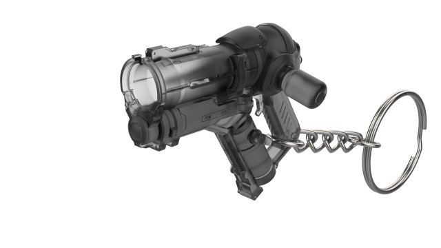 Keychain - Mei Blaster - Overwatch - Printable - STL files 3D-printmodel .c4d .max .obj .3ds .fbx .stl .blend 