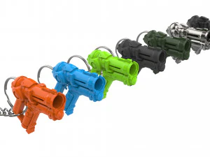 Keychain - Mei Blaster - Overwatch - Printable - STL files 3D Print Model