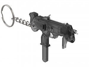 Keychain - Sombra Blaster - Overwatch - Printable - STL files 3D Druckmodell