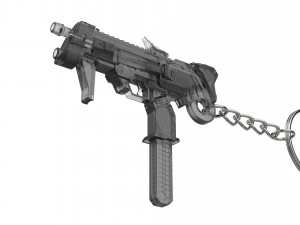 Keychain - Sombra Blaster - Overwatch - Printable - STL files 3D Print Model