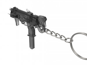 Keychain - Sombra Blaster - Overwatch - Printable - STL files 3D Druckmodell