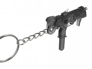 Keychain - Sombra Blaster - Overwatch - Printable - STL files 3D Print Model