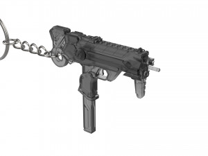 Keychain - Sombra Augmented Blaster - Overwatch - Printable - STL files 3D printmodel