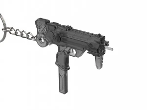 Keychain - Sombra Augmented Blaster - Overwatch - Printable - STL files 3D Print Model