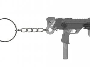 Keychain - Sombra Augmented Blaster - Overwatch - Printable - STL files 3D Print Model
