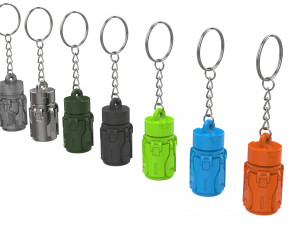 Keychain - Soldier 76 Bionic Field Device - Overwatch - Printable - STL files 3D Принт Модель
