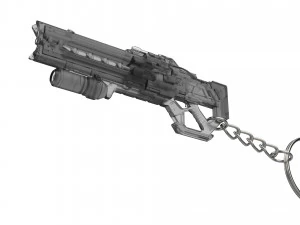 열쇠고리 - 솔저 76 캐논 - 오버워치 - 인쇄 가능 - STL 파일 3D 프린트 모델