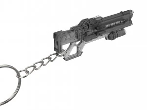 열쇠고리 - 솔저 76 캐논 - 오버워치 - 인쇄 가능 - STL 파일 3D 프린트 모델