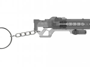 열쇠고리 - 솔저 76 캐논 - 오버워치 - 인쇄 가능 - STL 파일 3D 프린트 모델