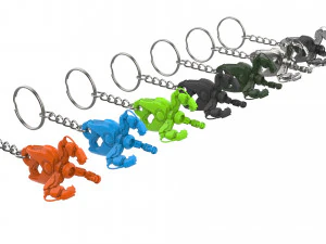Keychain - Symmetra Blaster - Overwatch - Printable - STL files 3D Print Model