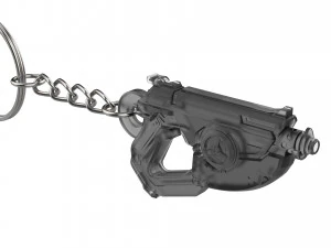 Keychain - Tracer Mach T Blaster - Overwatch - Printable - STL files 3D Print Model