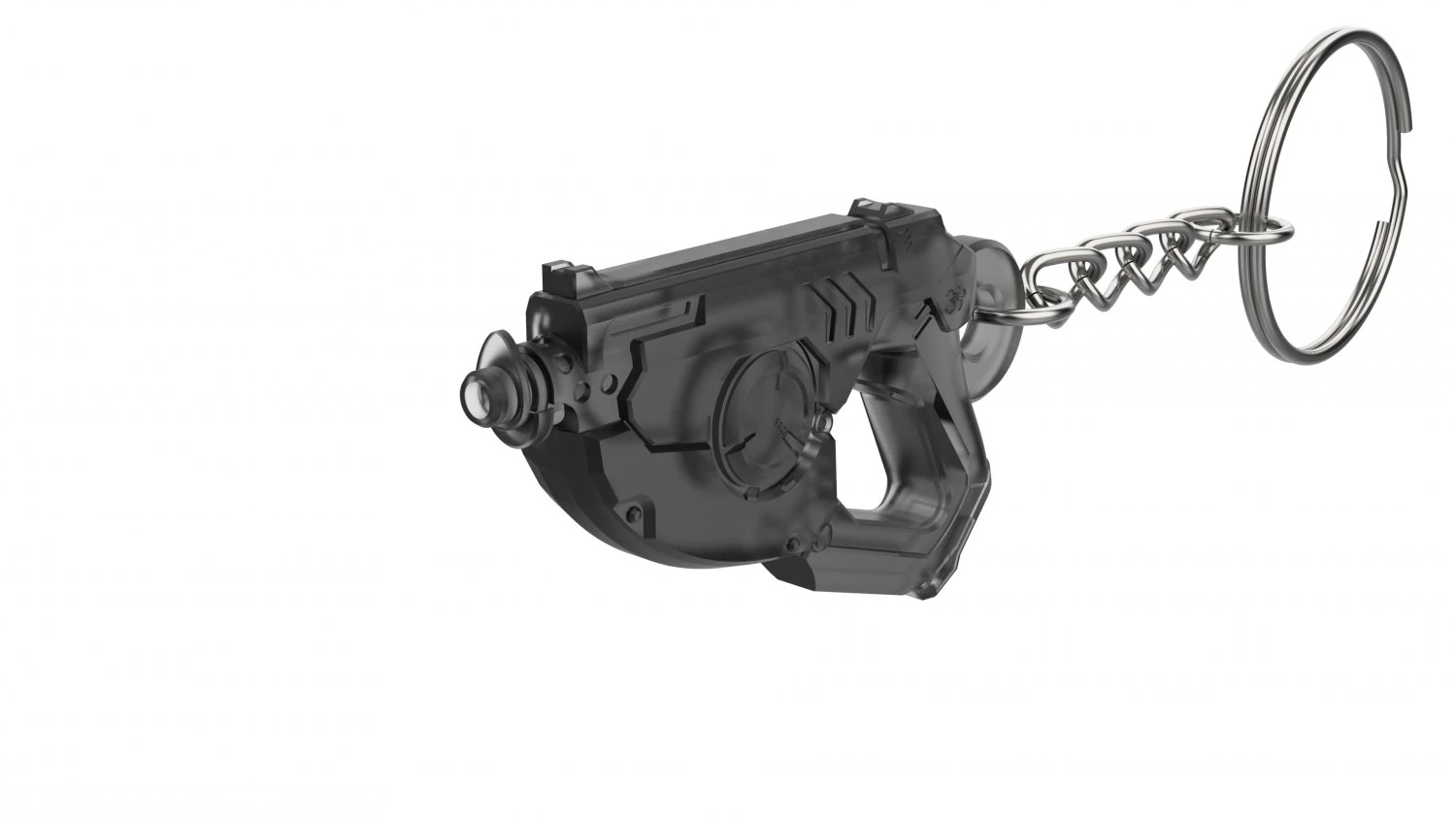 Keychain - Tracer Blaster - Overwatch - Printable - STL files 3D Print Model .c4d .max .obj .3ds .fbx .stl .blend 