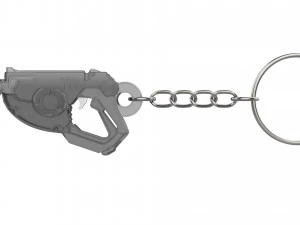 Keychain - Tracer Blaster - Overwatch - Printable - STL files 3D Print Model