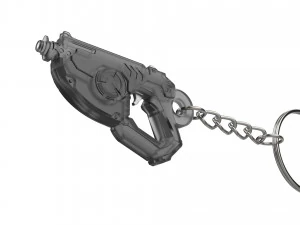 Keychain - Tracer Blaster - Overwatch - Printable - STL files 3D Print Model