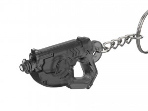 Keychain - Tracer Punk Skin Blaster - Overwatch - Printable - STL files 3D प्रिंट मॉडल