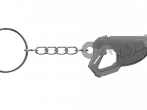 Keychain - Tracer Punk Skin Blaster - Overwatch - Printable - STL files Modèles 3D en vedette