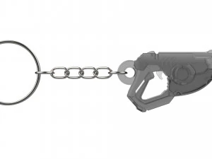 Keychain - Tracer Punk Skin Blaster - Overwatch - Printable - STL files 3D Print Model