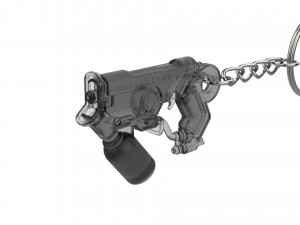 Keychain - Tracer Graffiti Skin Blaster - Overwatch - Printable - STL files 3D प्रिंट मॉडल