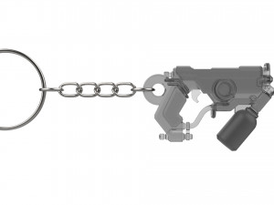 Keychain - Tracer Graffiti Skin Blaster - Overwatch - Printable - STL files Model do druku 3D