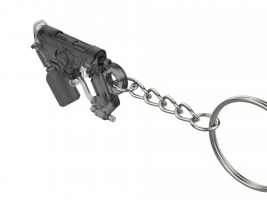 Keychain - Tracer Graffiti Skin Blaster - Overwatch - Printable - STL files Model do druku 3D
