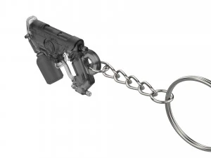 Keychain - Tracer Graffiti Skin Blaster - Overwatch - Printable - STL files 3D Print Model