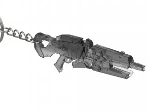 Keychain - Widowmaker Original Skin Sniper Rifle - Overwatch - Printable - STL files 3D Print Model