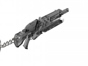 Keychain - Widowmaker Original Skin Sniper Rifle - Overwatch - Printable - STL files Model do druku 3D