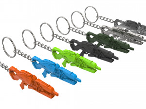 Keychain - Widowmaker Original Skin Sniper Rifle - Overwatch - Printable - STL files Model do druku 3D