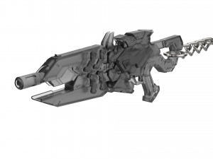 Keychain - Widowmaker Talon Skin Sniper Rifle - Overwatch - Printable - STL files 3D प्रिंट मॉडल
