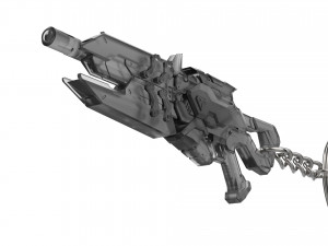 Keychain - Widowmaker Talon Skin Sniper Rifle - Overwatch - Printable - STL files 3D-printmodel