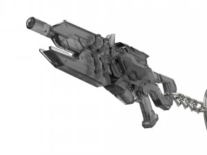 Keychain - Widowmaker Talon Skin Sniper Rifle - Overwatch - Printable - STL files 3D Print Model