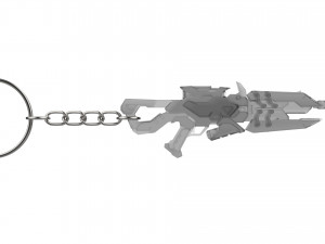 Keychain - Widowmaker Talon Skin Sniper Rifle - Overwatch - Printable - STL files 3D-printmodel